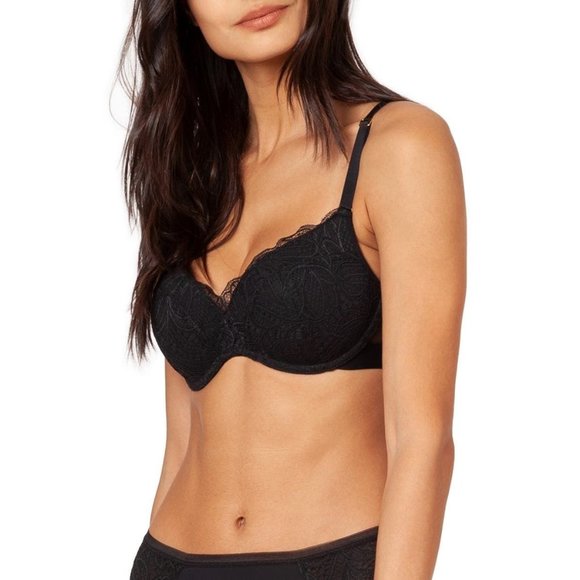 Lively Other - LIVELY Lace Wireless Push-Up Bra Black 36C NEW